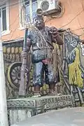 Statue at the Old Palace Of The Deji Of Akure