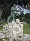 Félix Rodríguez de la Fuente monument in the Magdalena Peninsula, Santander