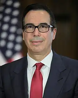 Steve Mnuchin, Secretary of the Treasury under former President Donald Trump