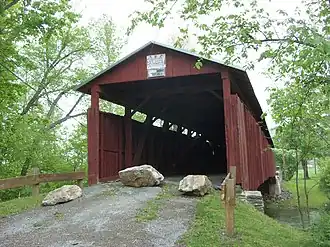 Stillwater Covered Bridge No. 134 crosses Fishing Creek in Stillwater