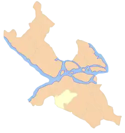 Location within Stockholm