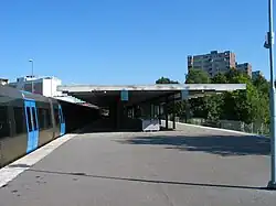 Fittja metro station in September 2006