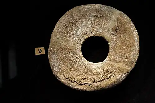 Washer-like stone disc from Předmostí, Czech Republic