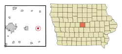 Location of Colo, Iowa
