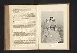 "Posing Study", McCrary & Branson, in The international annual of Anthony's photographic bulletin (Rijksmuseum collection)