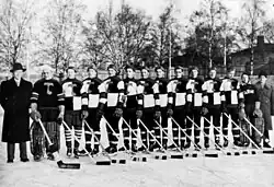 Hämeenlinnan Tarmo team picture in 1949
