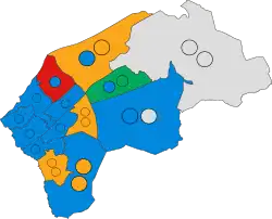 2019 results map