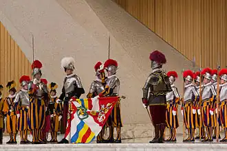 Swiss Guards sworn in at the Paul VI Audience Hall