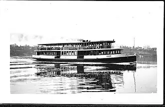 Bronzewing the largest of Sydney's single-ended ferries, and the last traditional 'river type' boat built for the Parramatta service.