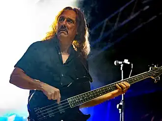 LePond performing with Symphony X in 2024