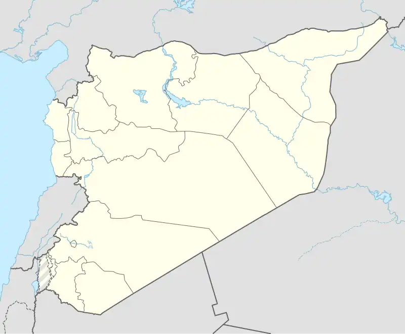 Al-Bukamal is located in Syria