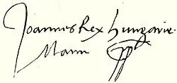 John I's signature