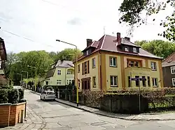 Cynowa Street with Bukowa Forest