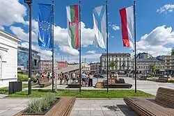 Centennial Square in Sosnowiec