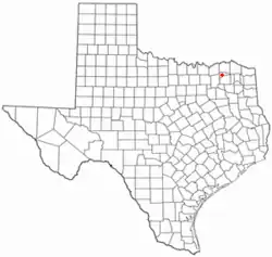 Location of Cooper, Texas