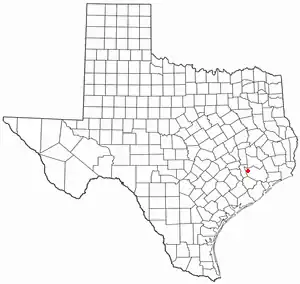 Location of Hockley, Texas