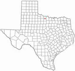 Location of Holliday, Texas