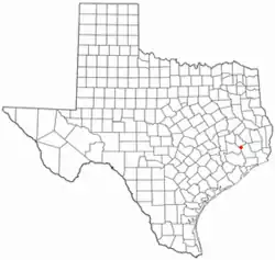 Location of North Cleveland, Texas