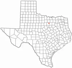 Location of Sanctuary, Texas