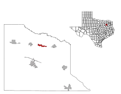 Location of Fruitvale, Texas