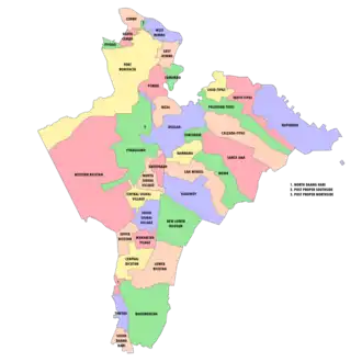 Political map of Taguig