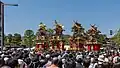 Presentation of floats during Sannō Matsuri