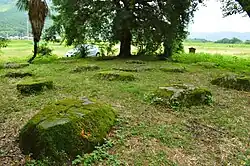 Foundation stones of the ancient Pagoda