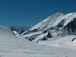 Great Needle Peak from Kuzman Knoll, with Helmet Peak in the left background