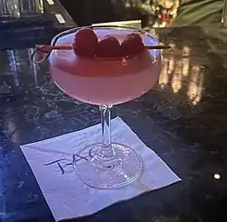 A "Tao-tini", one of the restaurant's cocktails