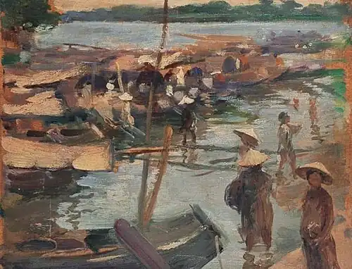 A Market by the River