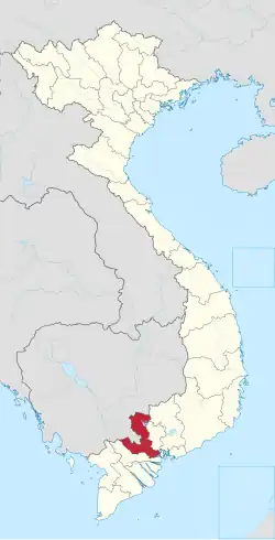 Location in Vietnam