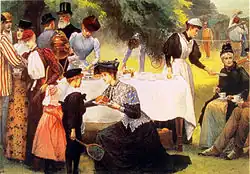 Tea and Tennis (1880)