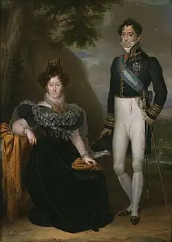 The Duke and Duchess of San Fernando, c.1832