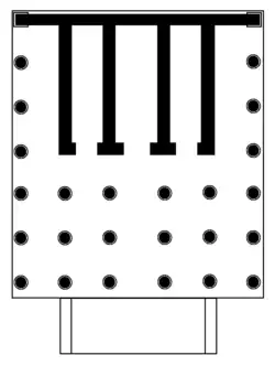 Speculative plan of the first temple