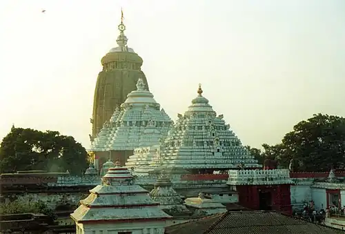 The Jagannath Temple[broken anchor], Puri, Odisha, India, one of the four holiest places (Dhamas) of Hinduism,[102] unknown architect, 12th century