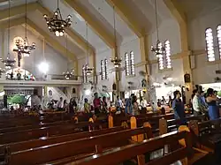 Interior of a church.