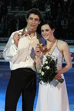 Tessa Virtue and Scott Moir at the 2010 World Championships