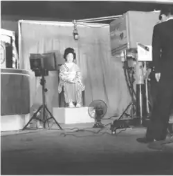 Image 43First television test broadcast transmitted by the NHK Broadcasting Technology Research Institute in May 1939 (from History of television)