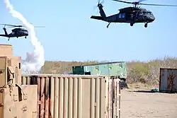Soldiers from Texas and Czech Republic conduct Blackhawk training exercises