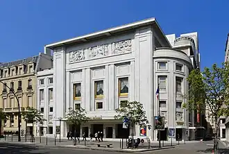 Art Deco architecture: The Théâtre des Champs-Élysées (Paris), 1910–13, by Auguste Perret
