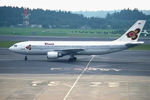 Airbus A300-605R (HS-TAH) in the Speedline livery