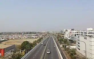 Liang Mueang Nonthaburi Road in the subdistrict