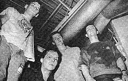 The Proletariat's original lineup, left to right: Tom McKnight, Frank Michaels, Peter Bevilacqua, and Richard Brown.