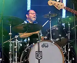 Townsend with The Blues Band in 2013.