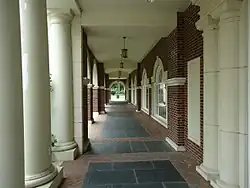 Front corridor to the Gitenstein Library