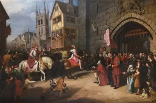The Entry of the Black Prince into London by James Ramsay