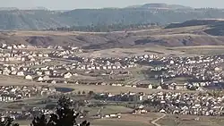 View of The Meadows neighborhood taken from Daniels Park
