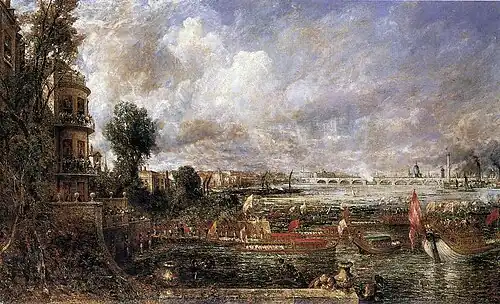 The Opening of Waterloo Bridge, oil on canvas, c. 1832. Tate Britain, London.