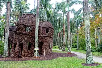 The Royals by artist Patrick Dougherty.