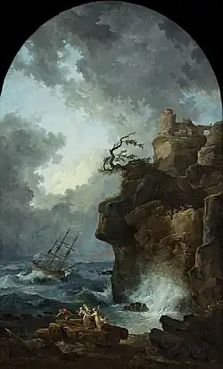 Shipwreck (1780s), 322 x 199 cm., Worcester Art Museum